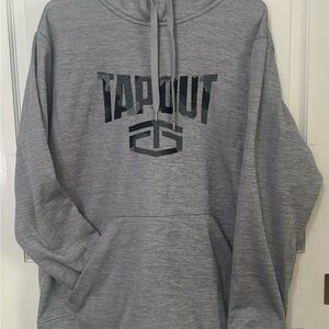 TAPOUT GRAY SWEATER with BOLD LOGO  EUC for MEN'S